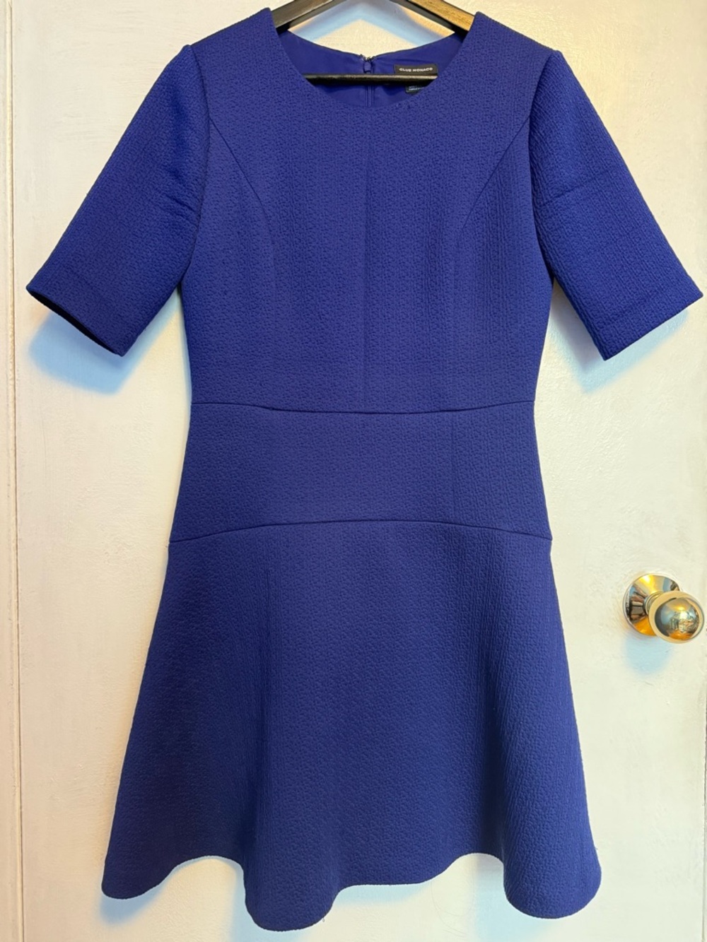 Club Monaco Royal Blue Fit & Flare Dress